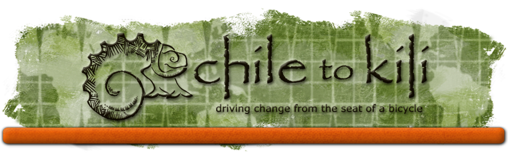 Chile to Kili | driving change from the seat of a bicycle